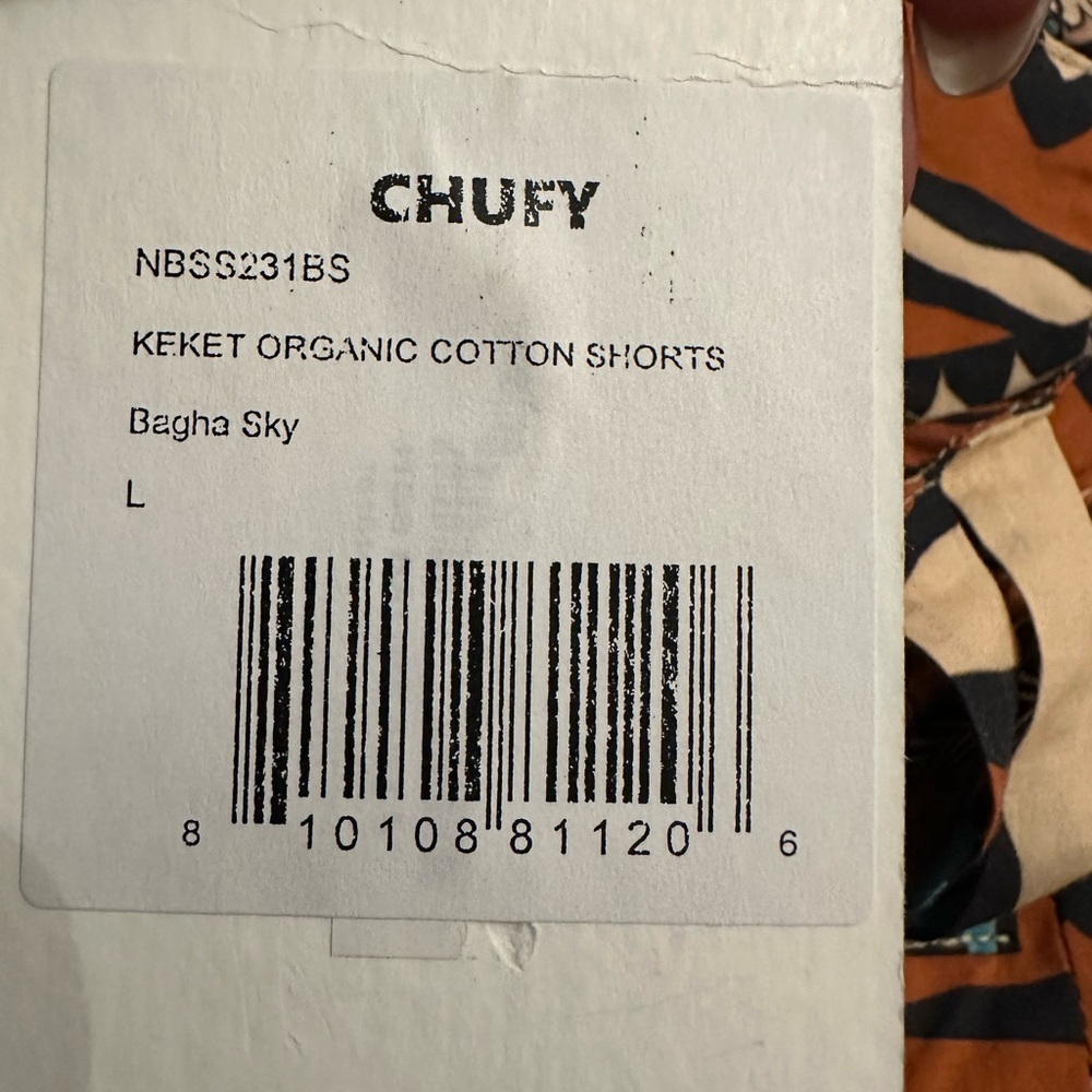 CHUFY Keket Cotton Shorts Size L - Picture 7 of 7